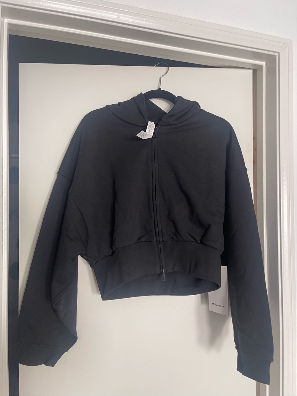 LULULEMON TERRY CROP SWEATER